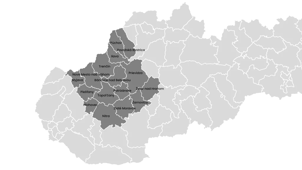 lokality partizanske